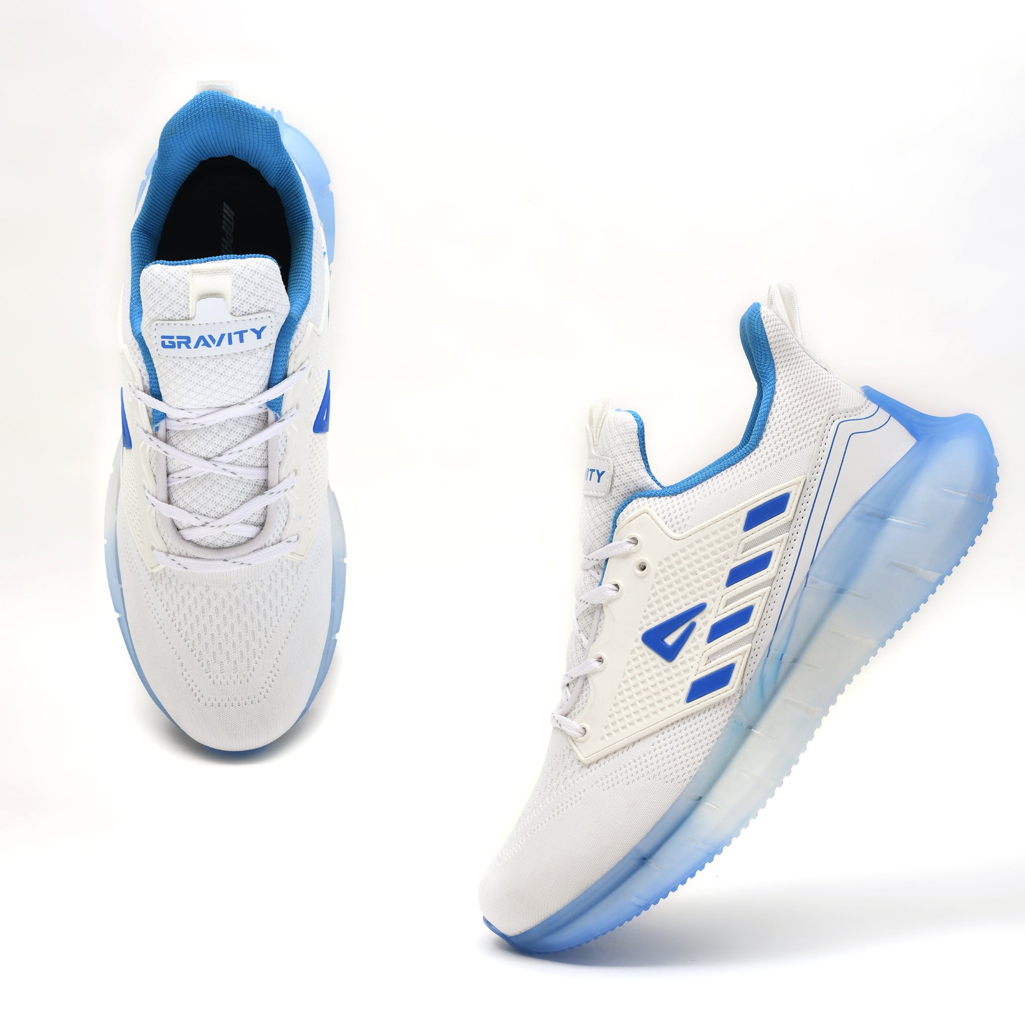 Impakto Gravity Men's White Running Shoes