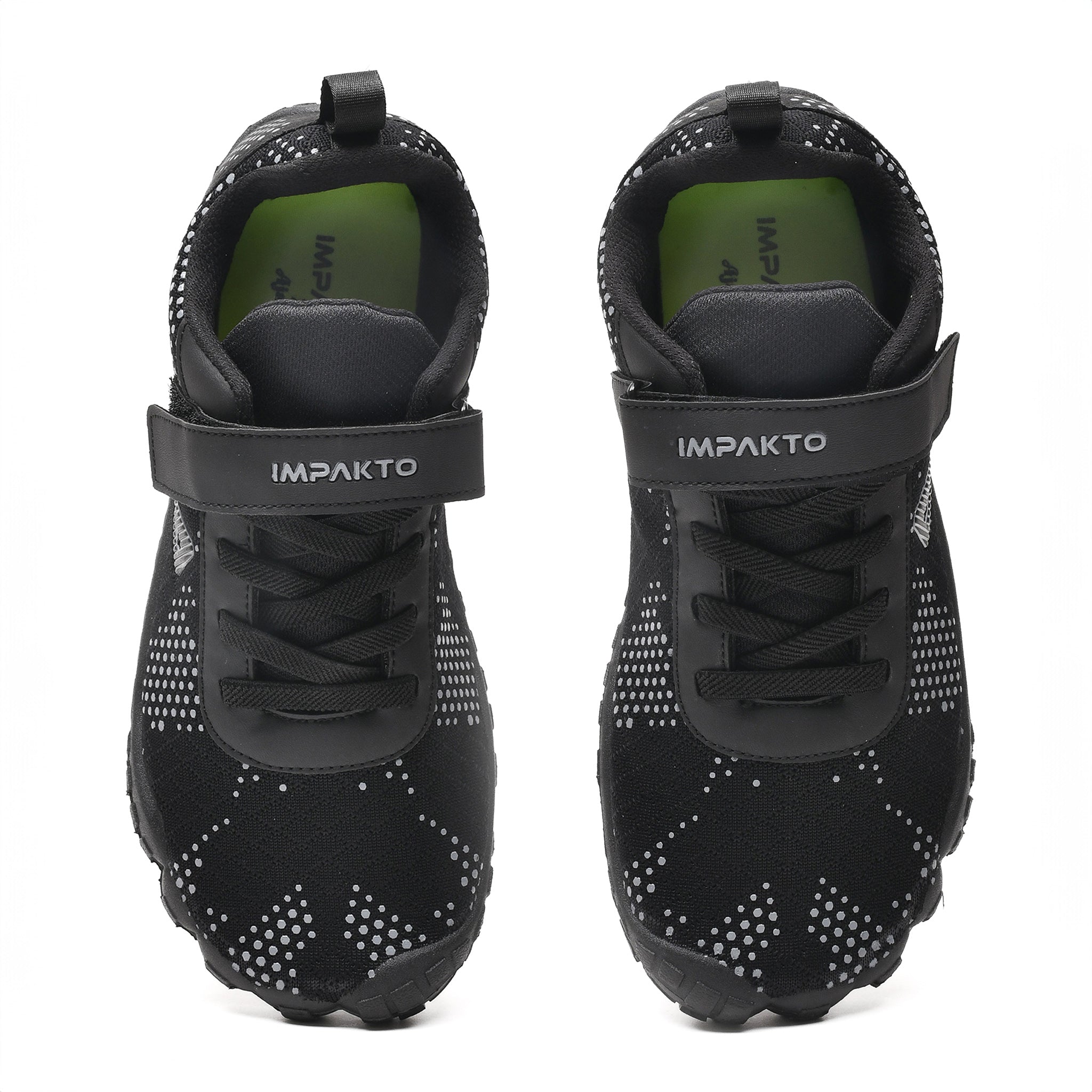 Impakto Barefoot Rooted Men Black Gym Shoes with Wide Toe Box,Zero-Drop Design,Training & Lightweight Shoes- AS3211