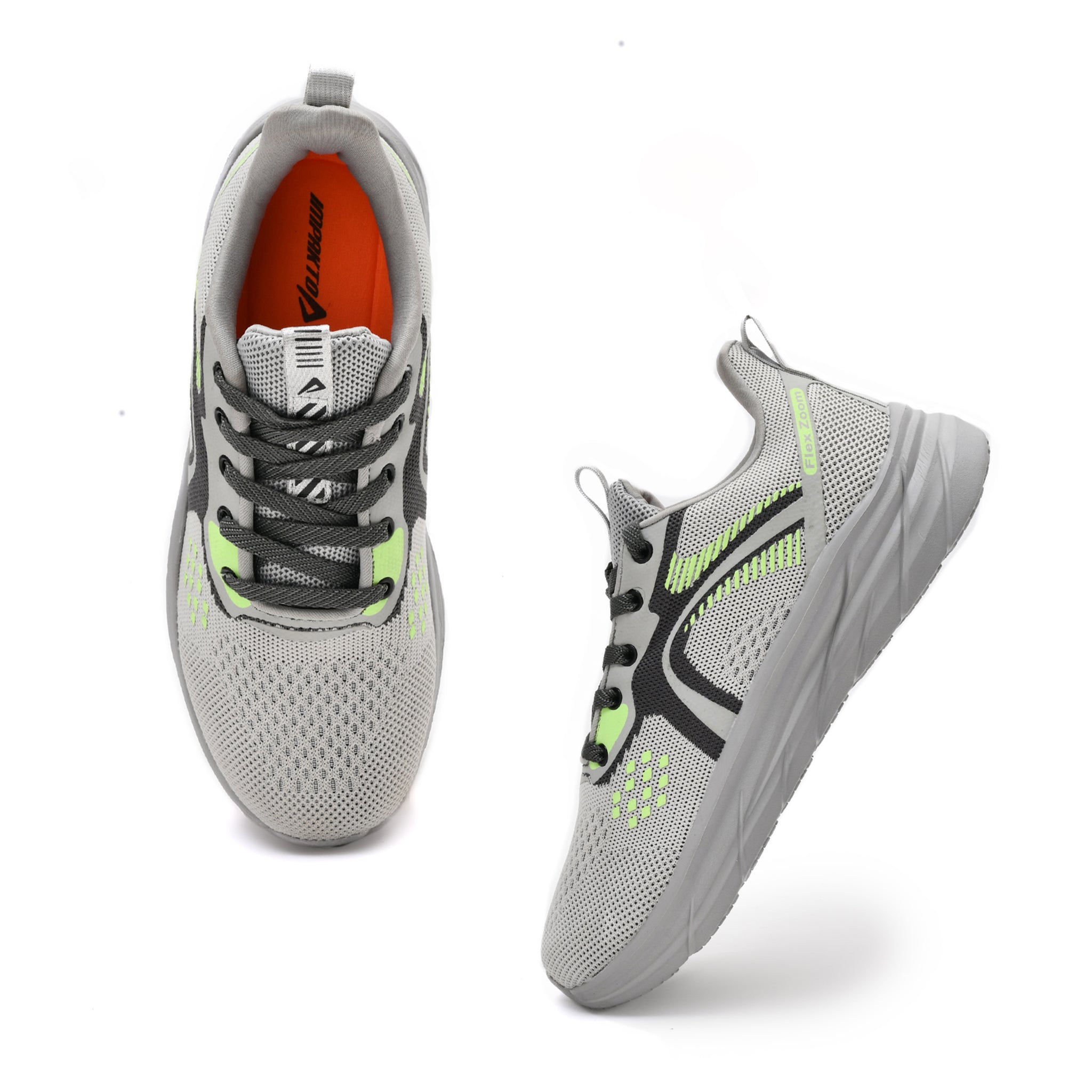 Impakto Night Racer Men's Grey Running Shoes