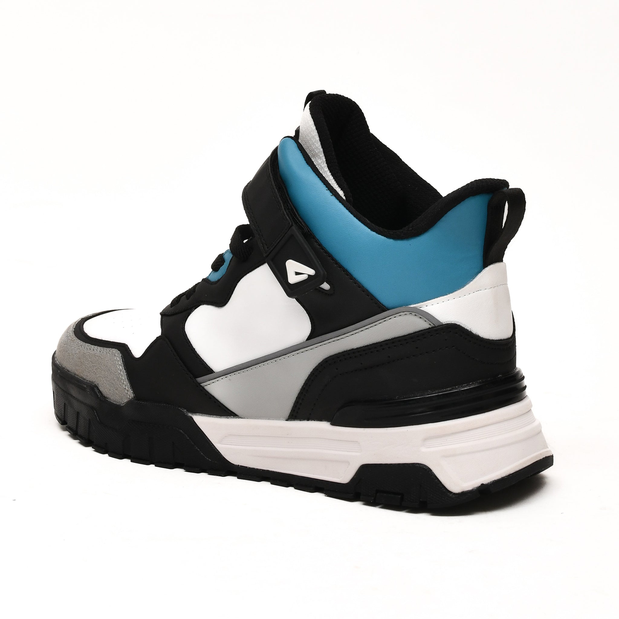 Impakto Shoegardaddy Men’s Teal Velcro High-Top Sneakers – AS3335