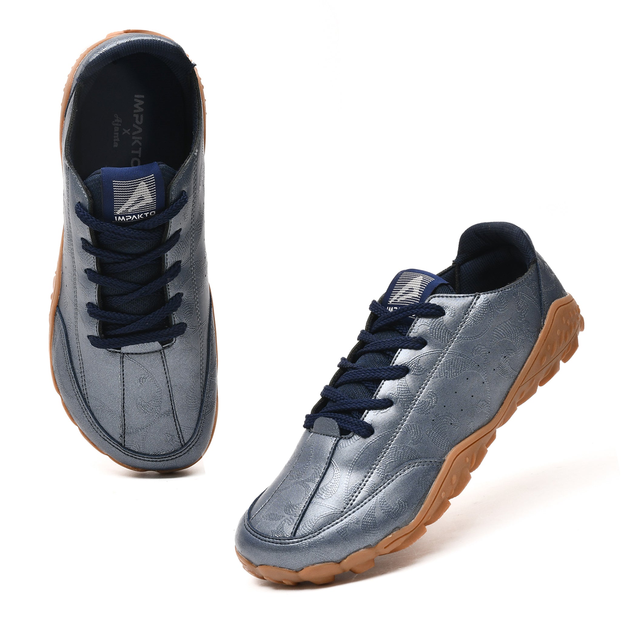 Impakto Barefoot X Garba Men's Blue Zero-Drop Barefoot Shoe - AS3400