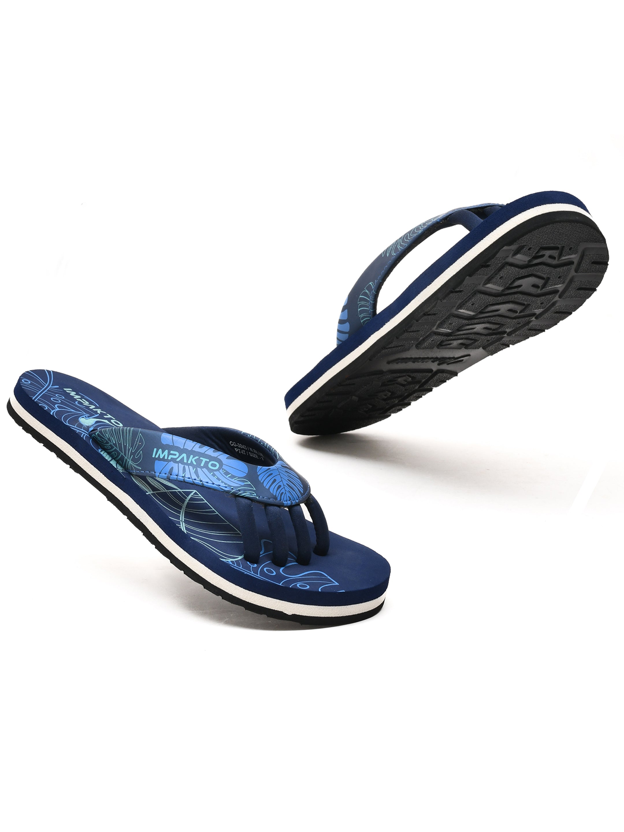 Impakto Barefoot Wide Feet Wellness Scientific 5-Finger Comfort Slipper for Men – Durable Outdoor & Indoor Wear -BM3023