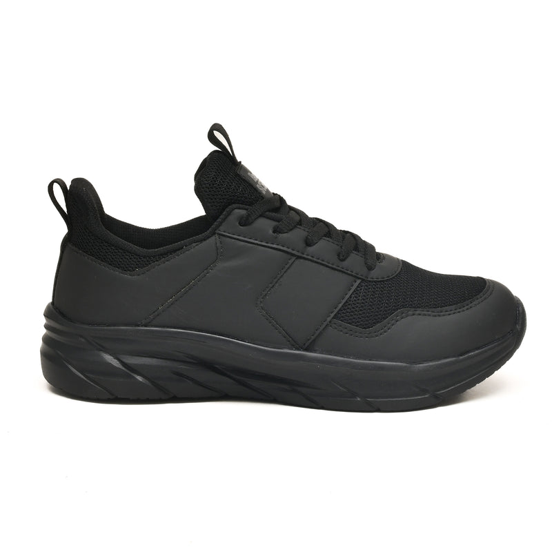 Impakto Women's  AllDay Black Waterproof School Shoes
