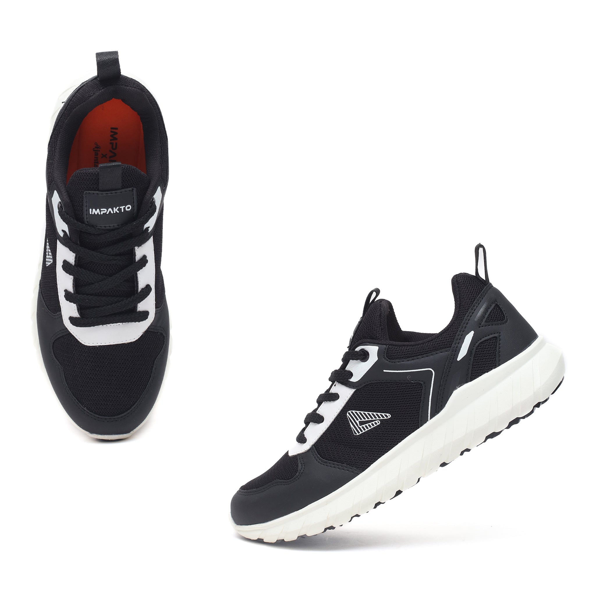 Impakto Elite Traction Men Black Running Shoes AS3233