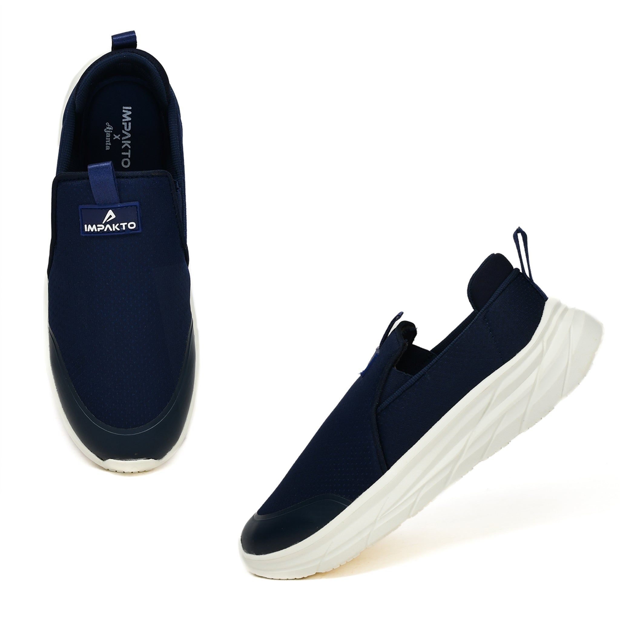 Impakto Cozy Lazy Boy Men Blue Walking Shoe AS3234