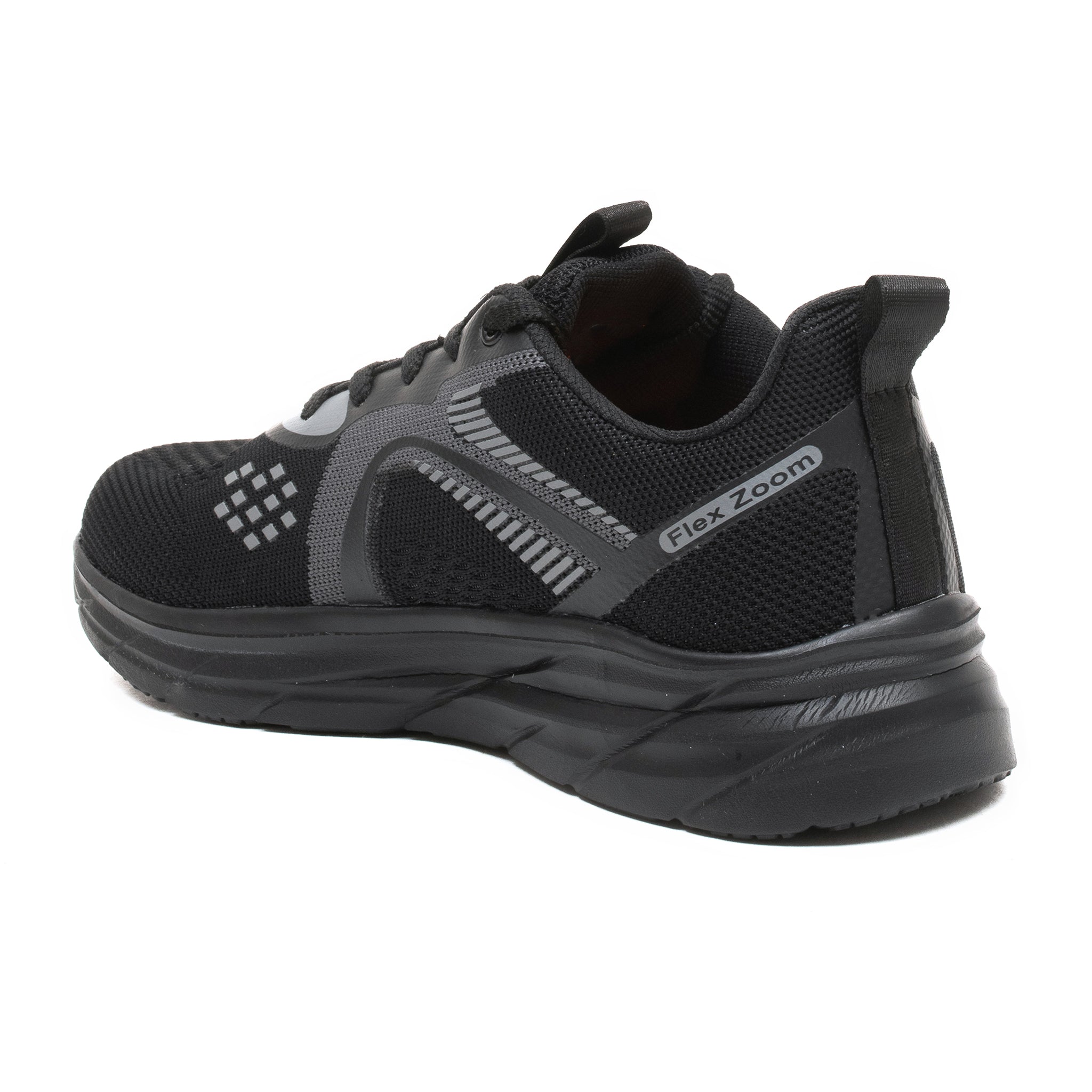 Impakto Night Racer Men's Black Running Shoes