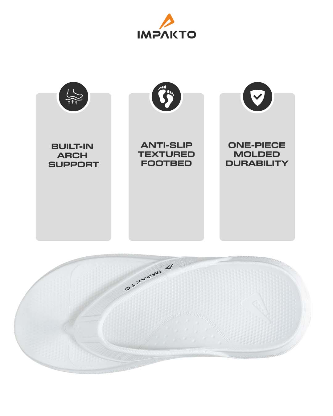 Impakto Arch Support Flip Flops