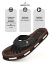 Impakto TRIBE 5-Finger Toe Separator Slippers - Brown