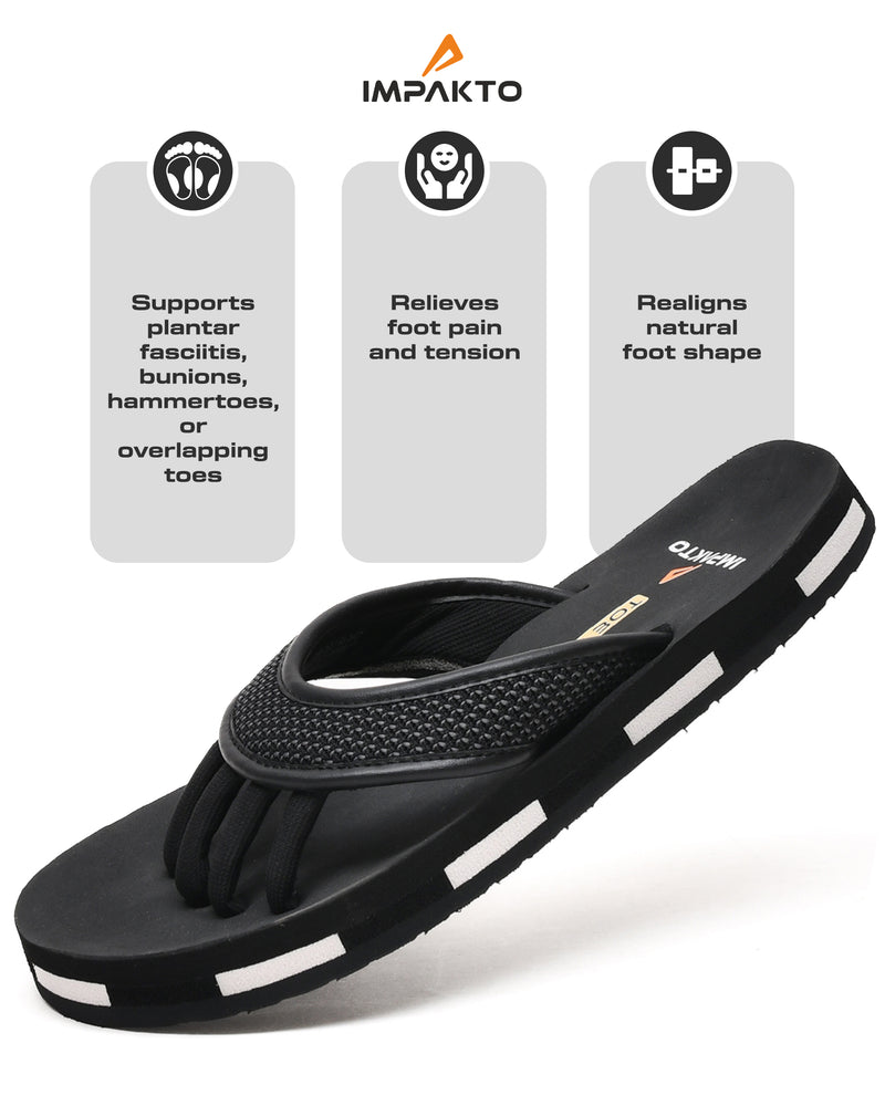 Impakto 5-Finger Toe Separator Slippers
