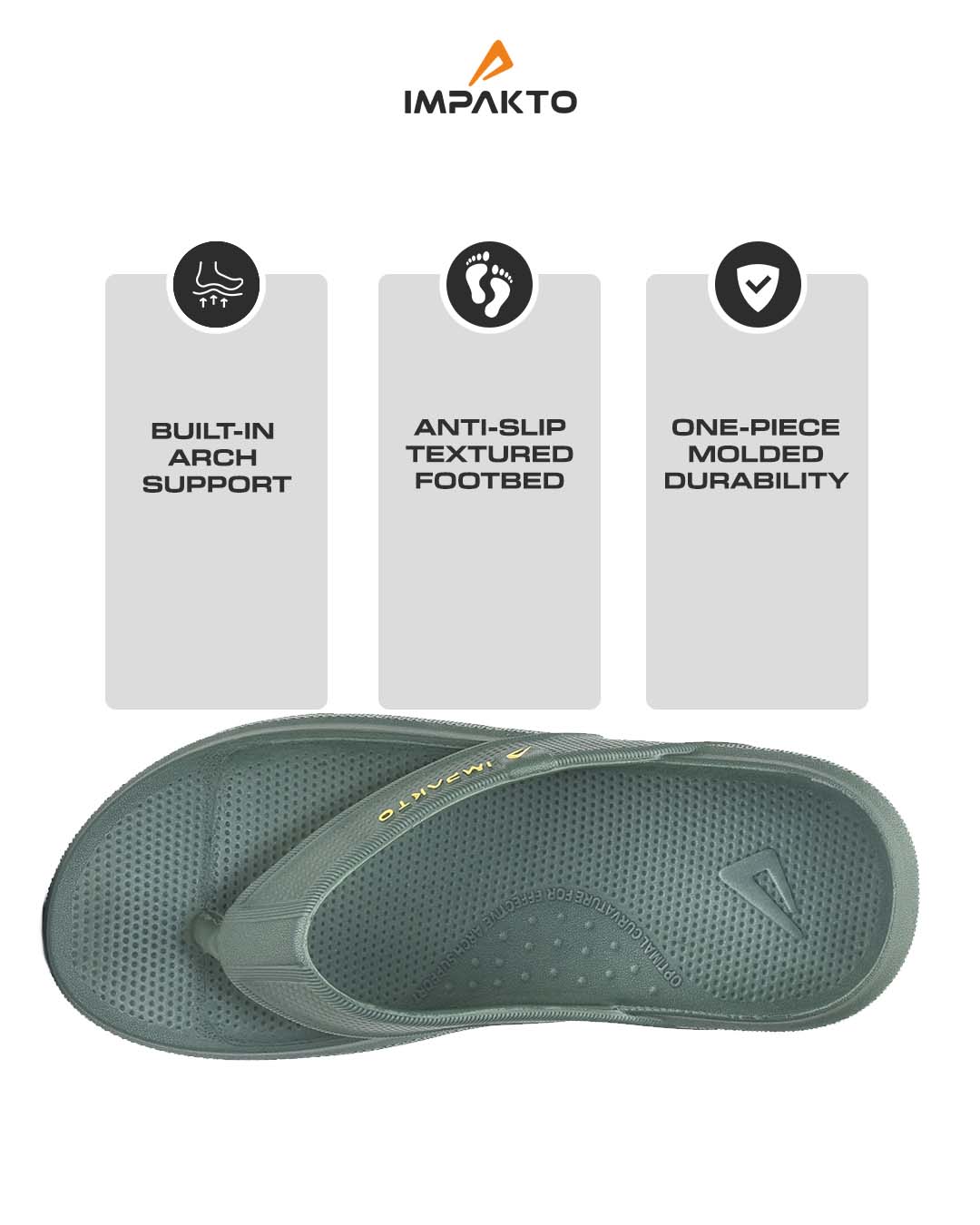 Impakto Arch Support Flip Flops