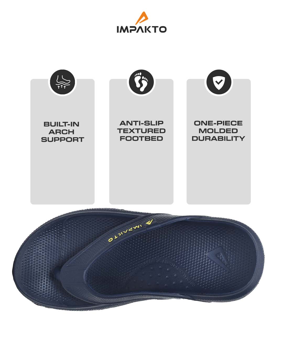 Impakto Arch Support Flip Flops