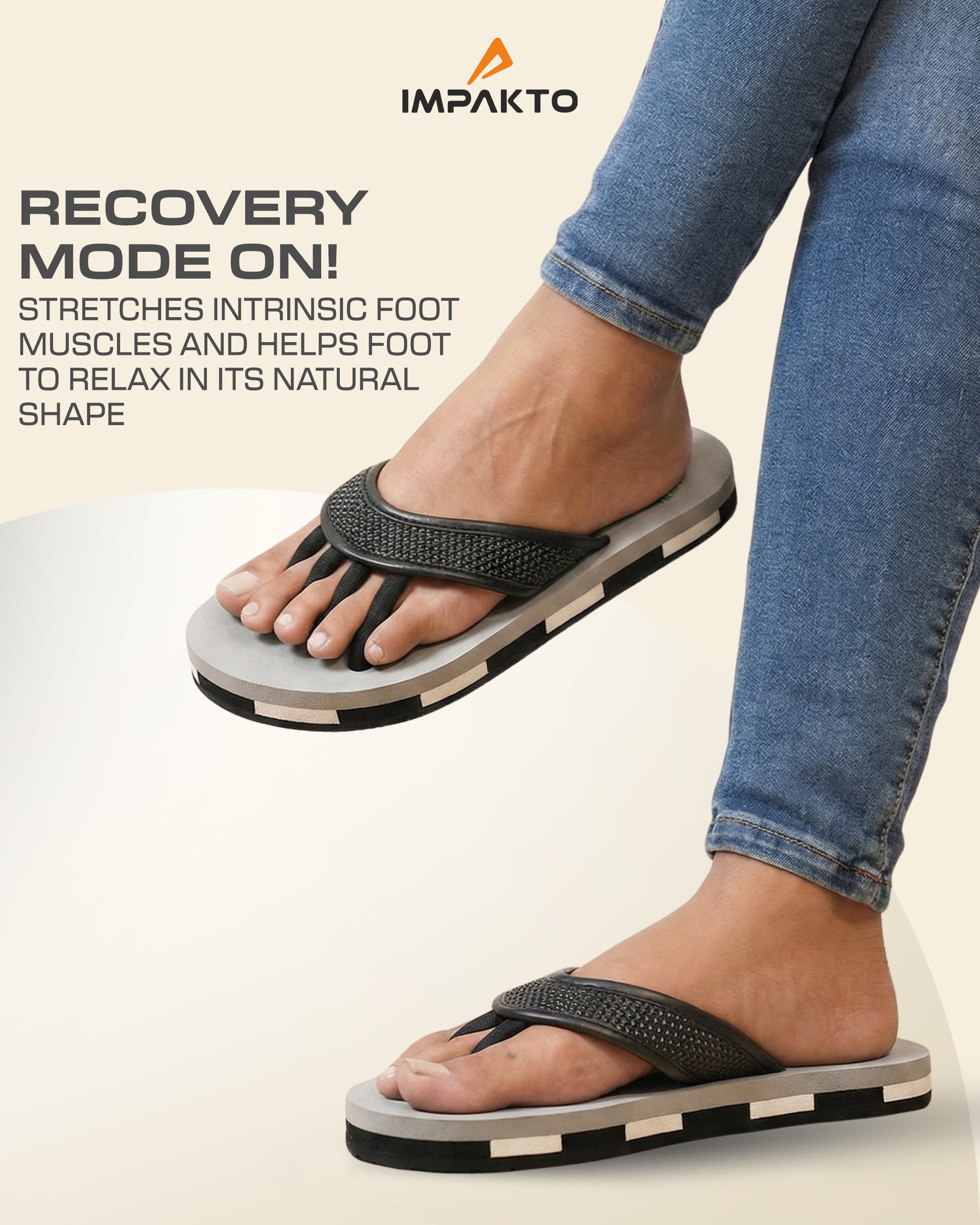 Impakto 5-Finger Toe Separator Slippers