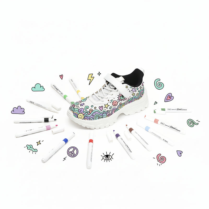 Impakto - Authentic DIY Sketch Your Way Sneakers