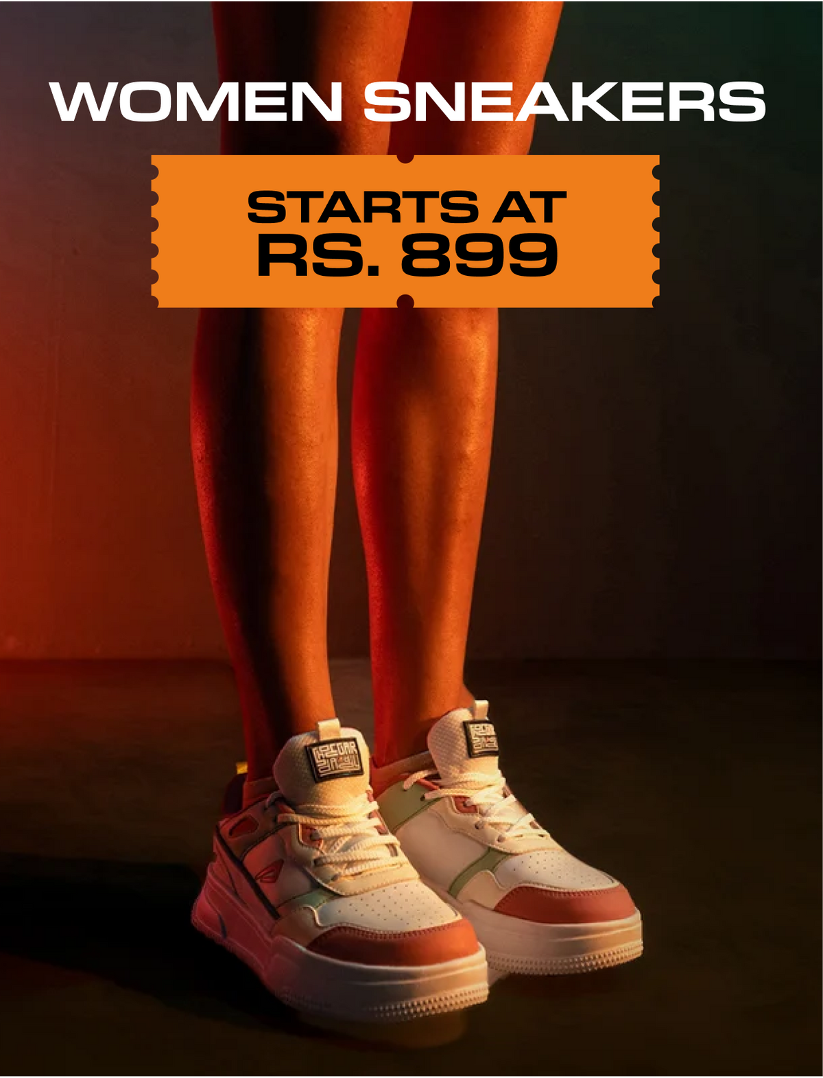 Women sneakers starts at ₹899