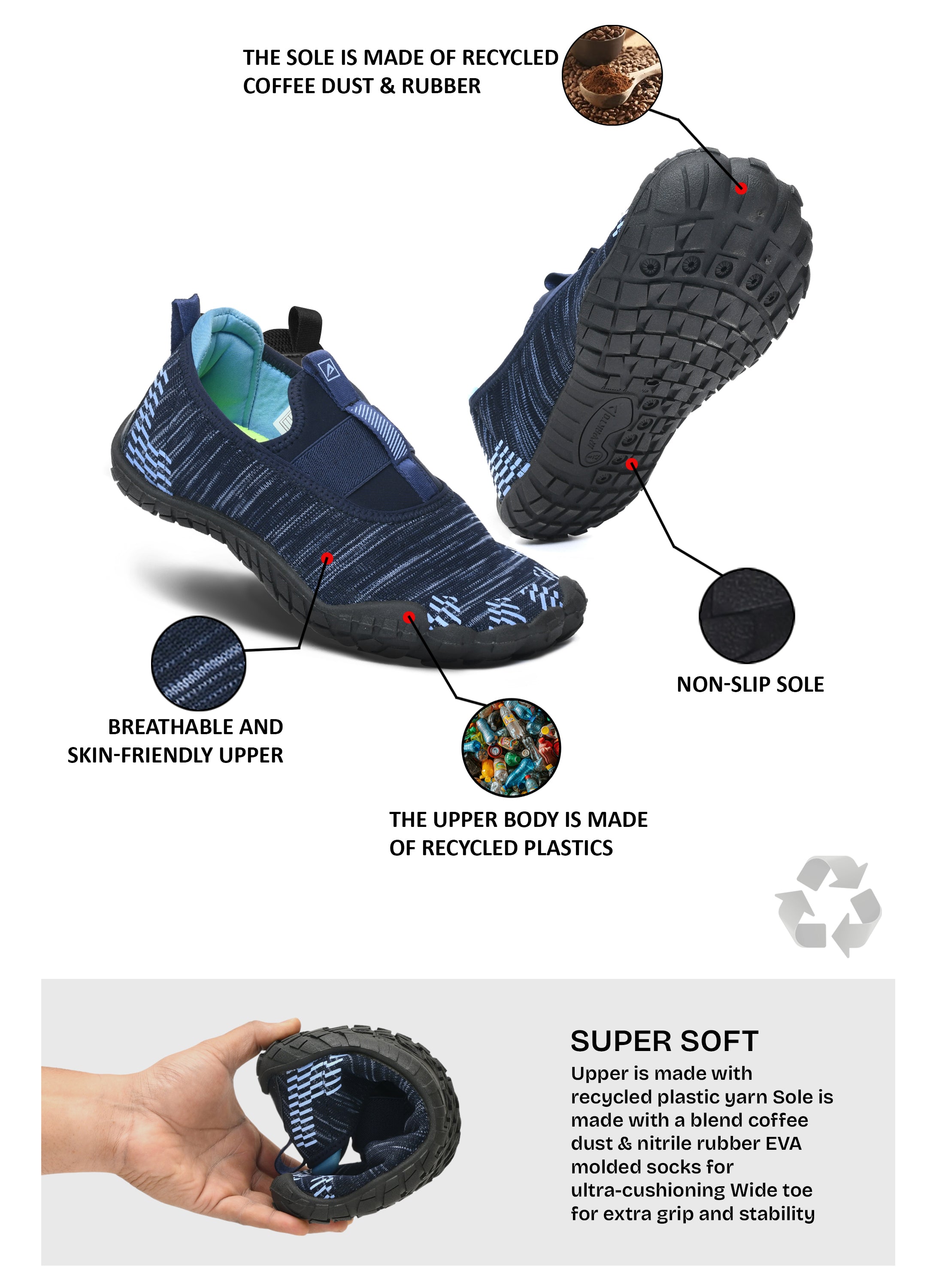 Impakto Barefoot Rooted Gym Shoes