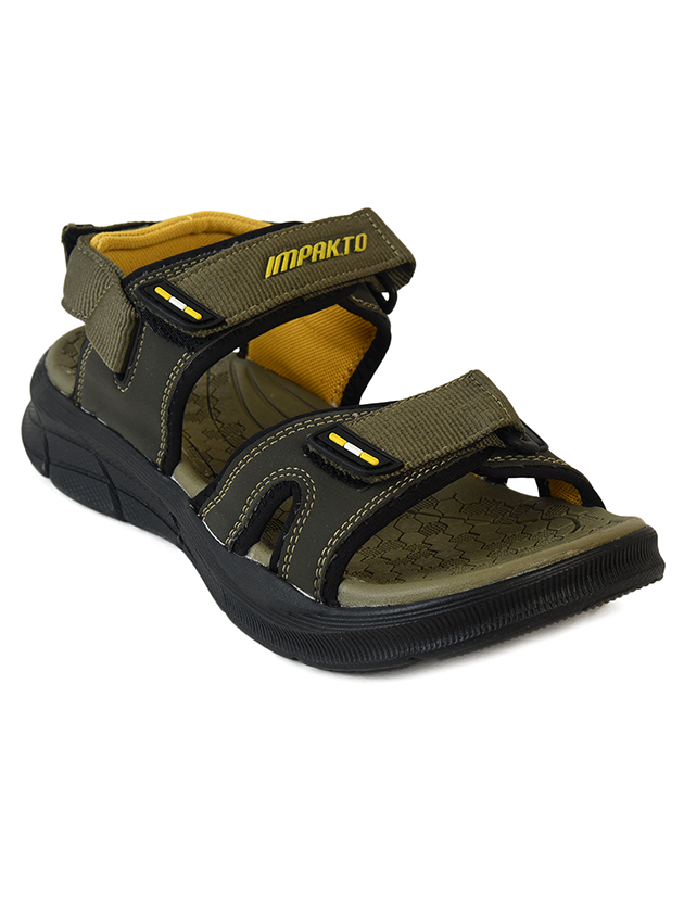 Impakto Men s Olive Sports Sandals Impakto