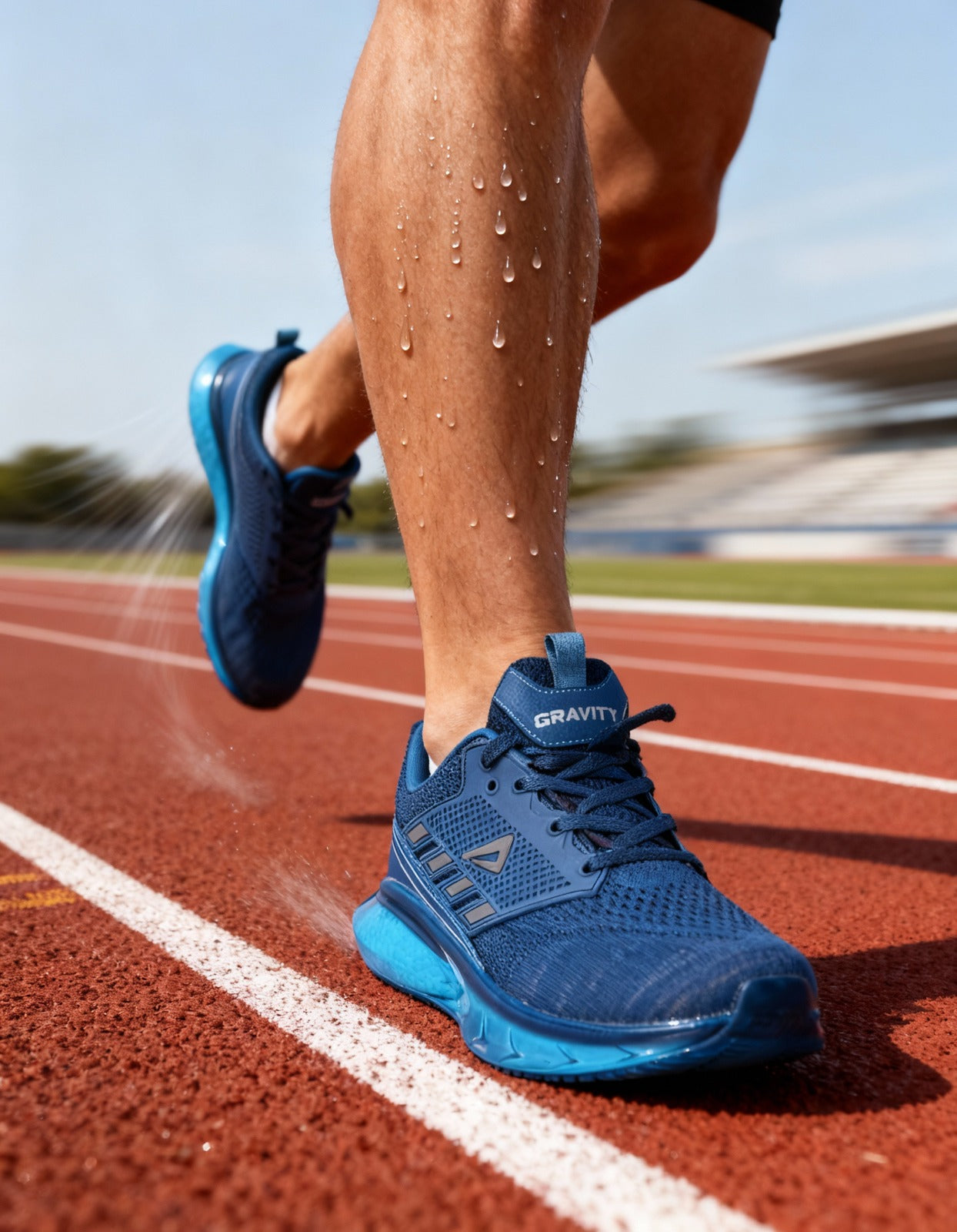 Impakto Gravity Men’s Blue Running Shoes Cushioned & Lightweight-AS0197