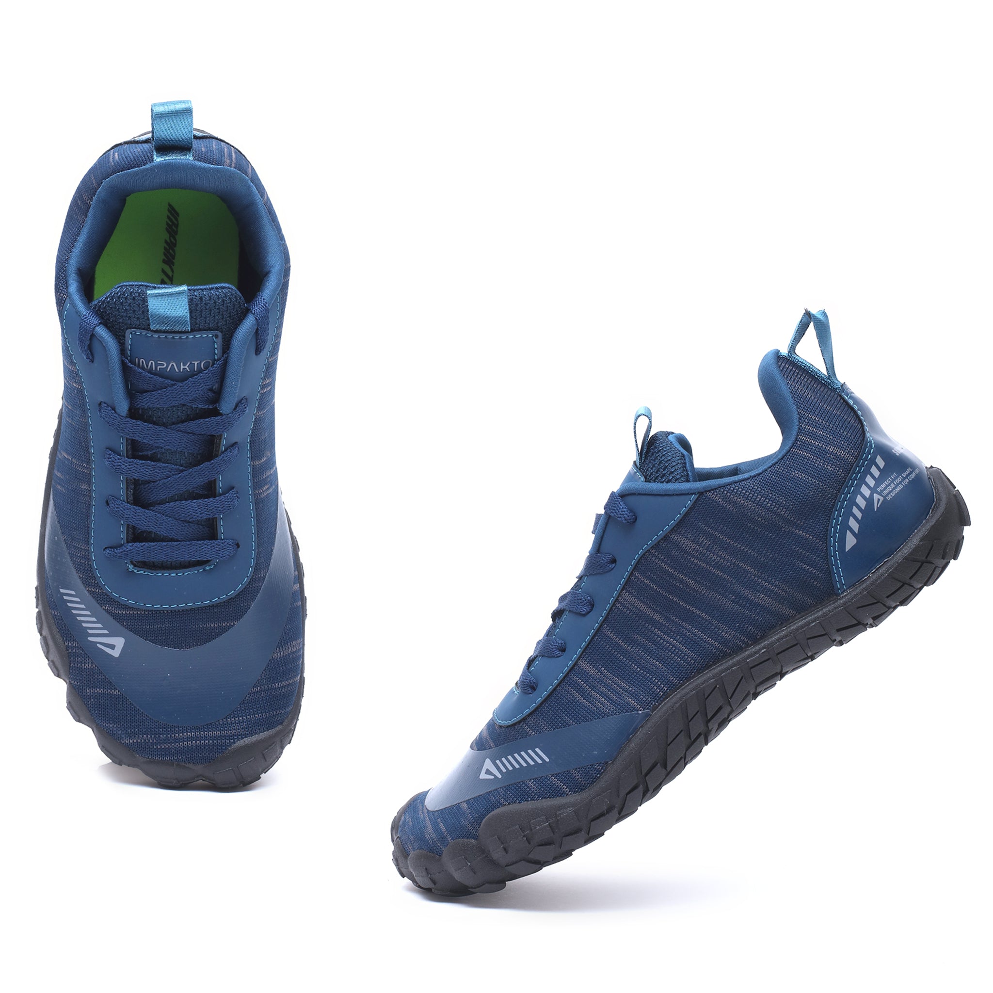 Impakto Barefoot Rooted Unisex Blue Gym Shoes