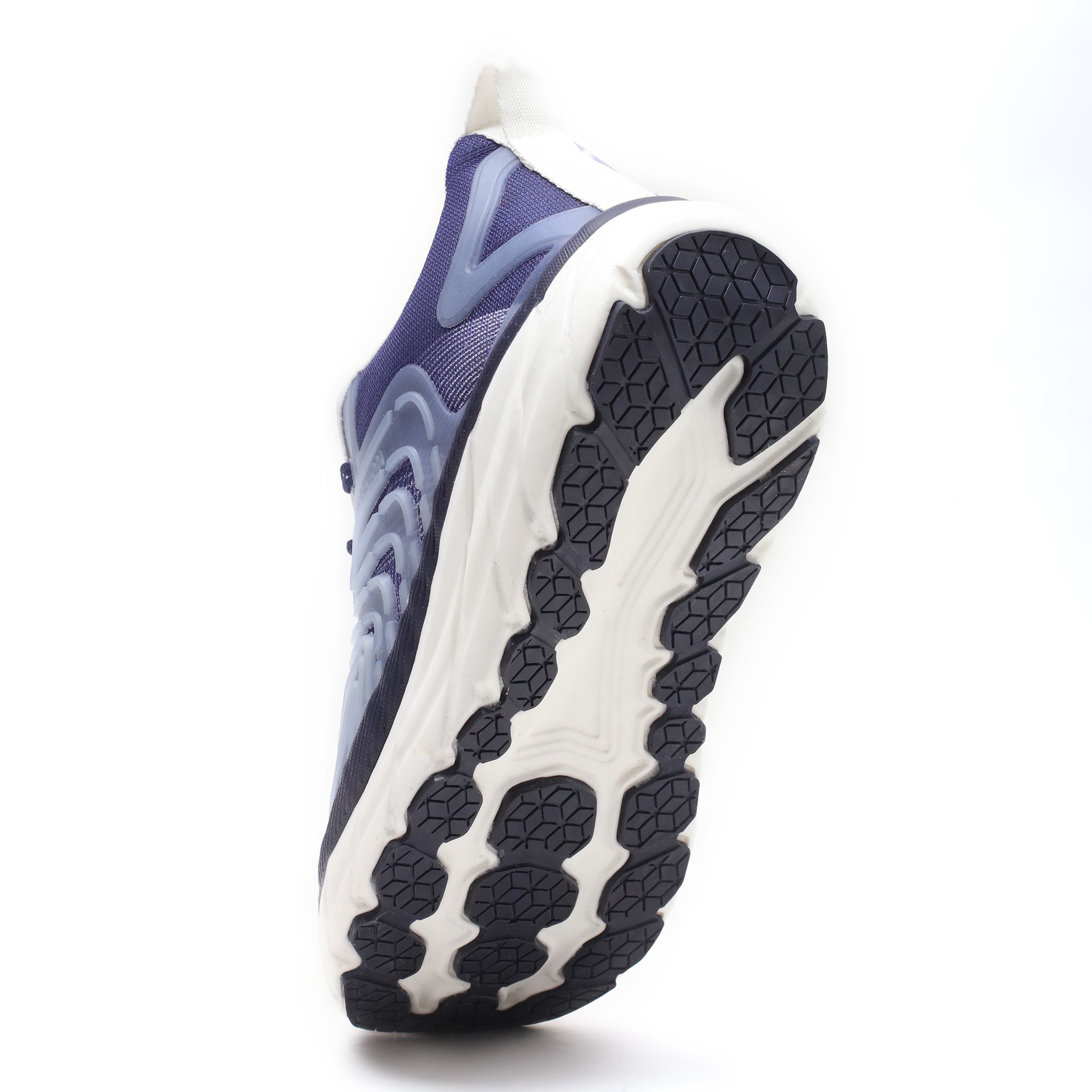 Impakto Men's White  And Purple Running Shoes