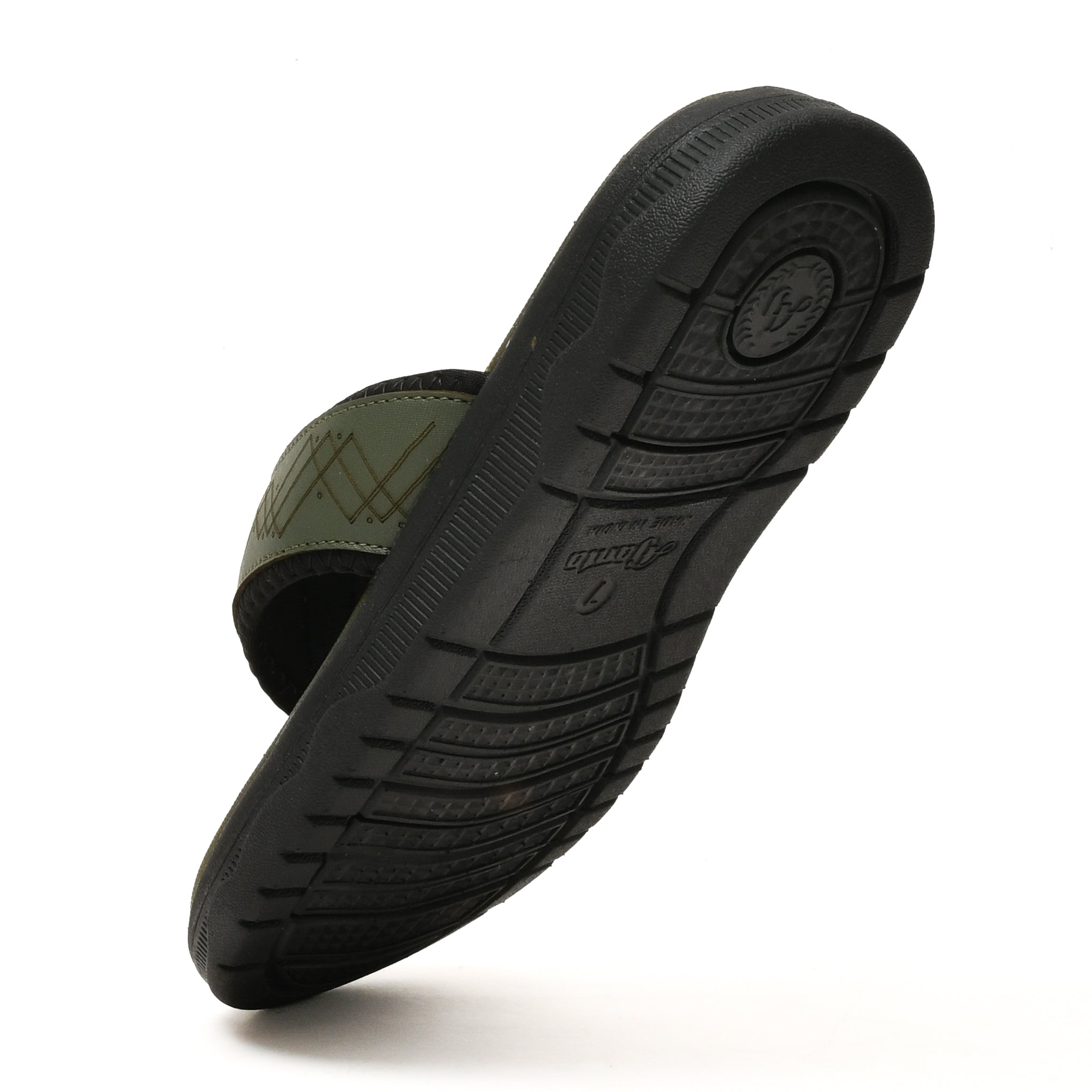 Impakto PediPlush Men Olive Green Slipper FT3046