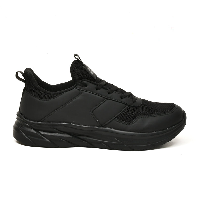 Impakto Kid's Black School Shoes