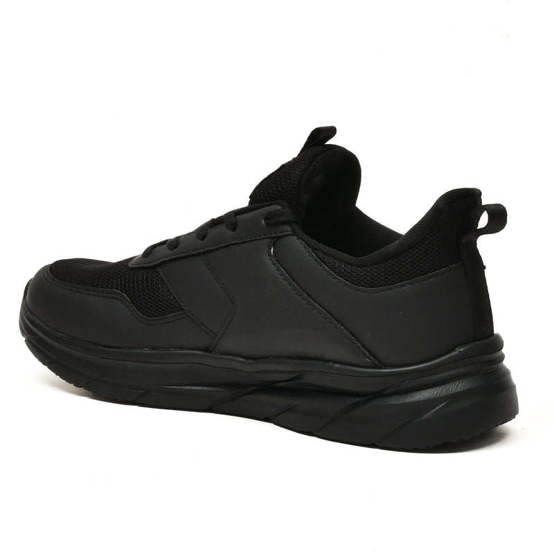 Impakto Kid's Black School Shoes
