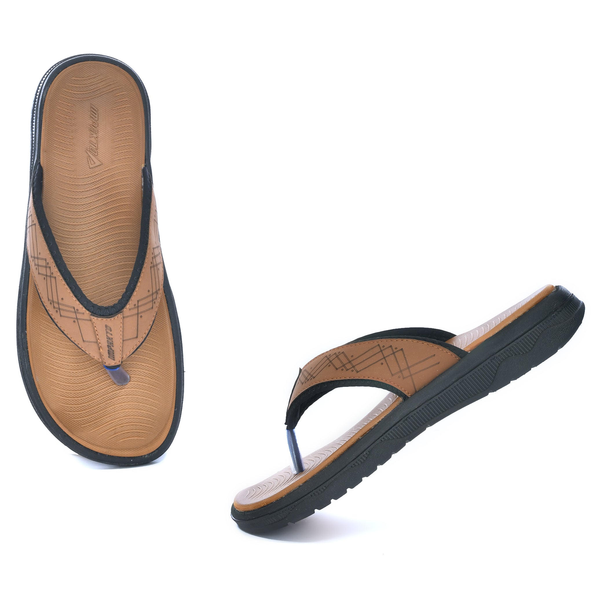 Impakto PediPlush Men Tan Slipper