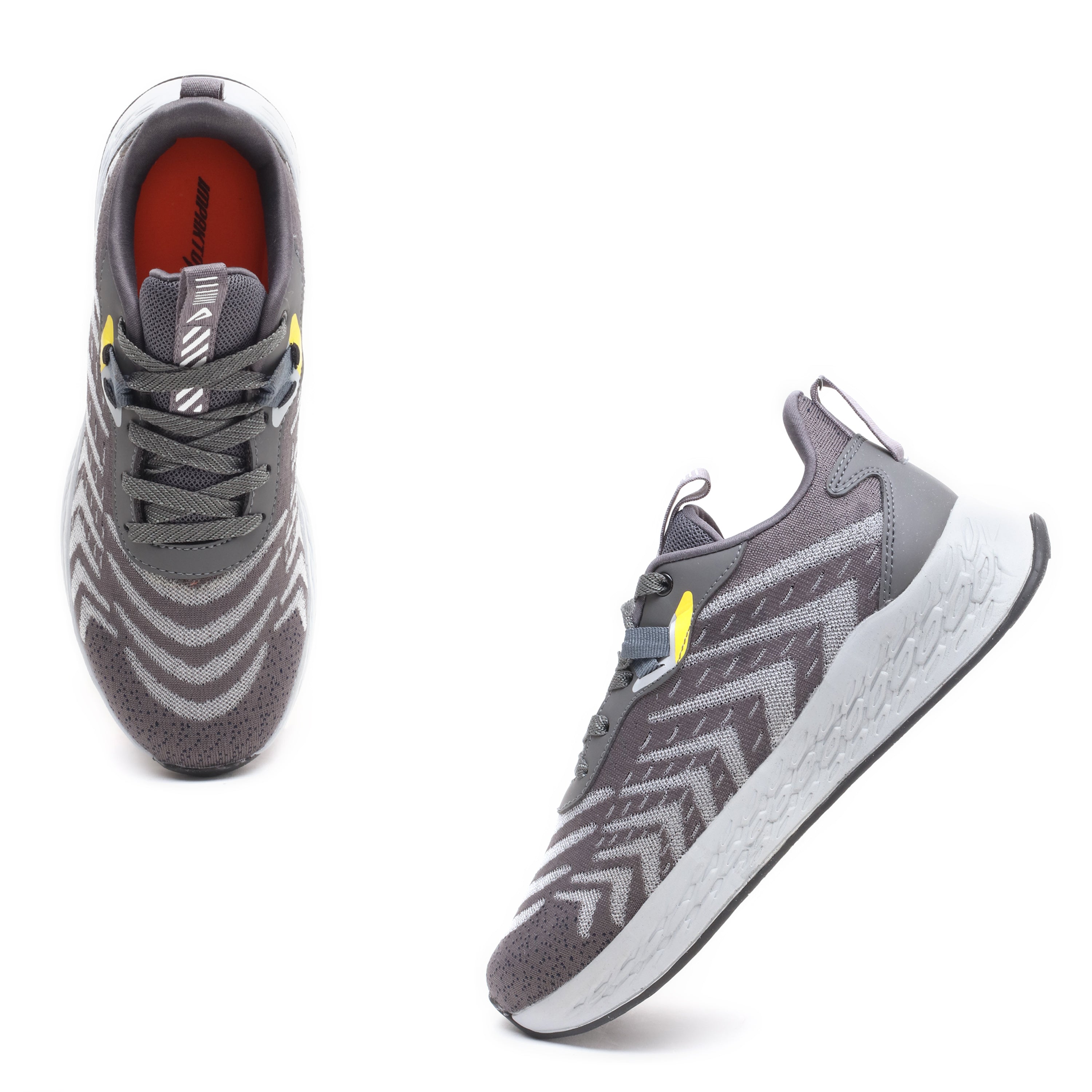 Impakto PulseStep Men's Grey Running Shoes