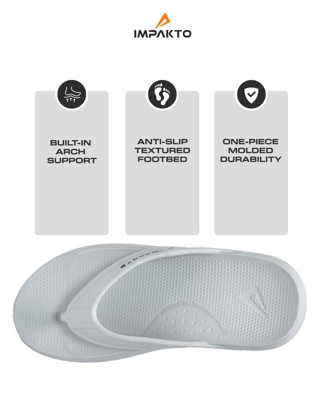 Impakto Arch Support Flip Flops